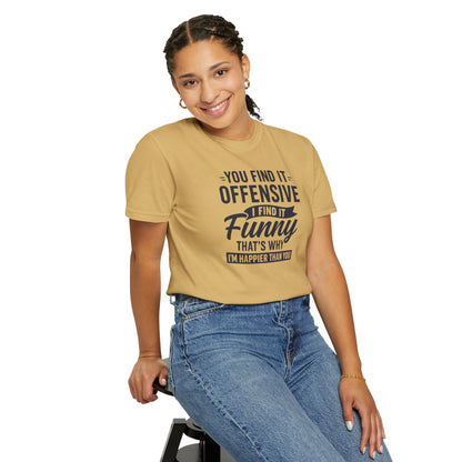 "Happier Than You", Unisex T-shirt (White and light colors)