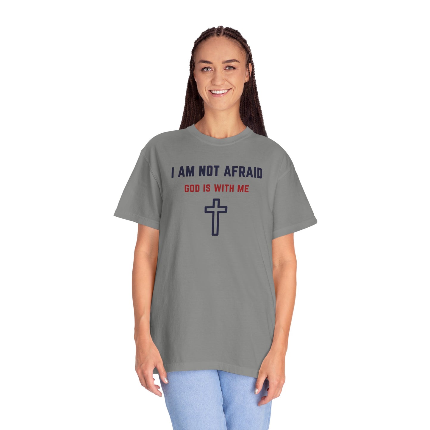 "I am not Afraid", Unisex T-shirt (Light Colors)