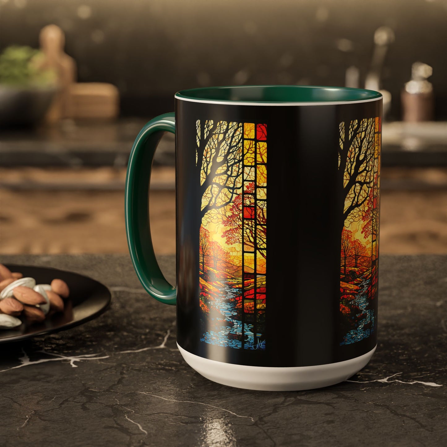 "Realization at 5", Colorful Mugs (11oz, 15oz)