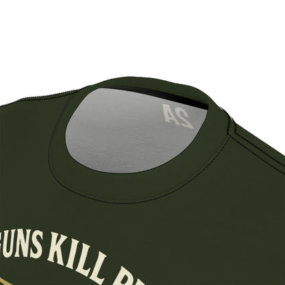 ''Forks Make You Fat", Unisex T-shirt (Ironrush Green)