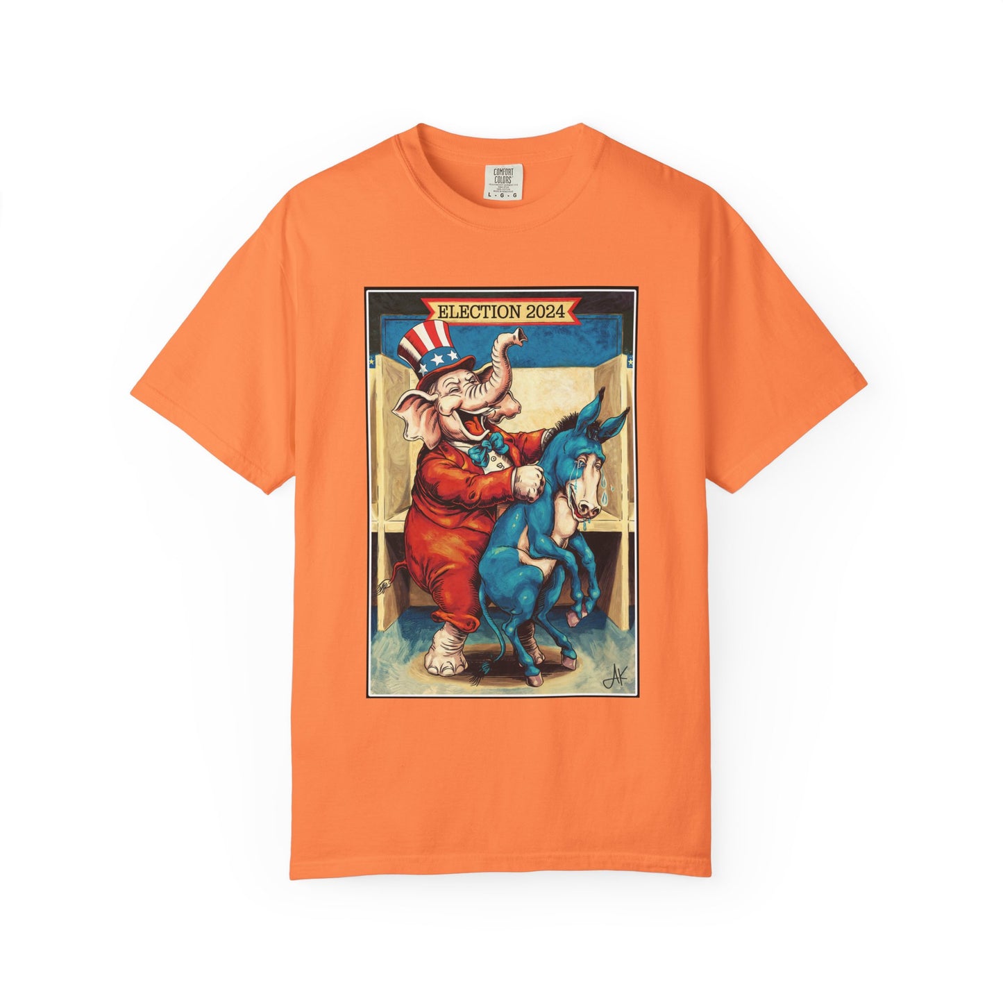 "MAGA Spanked the Donkeys 2024", Unisex T-shirt (Light Colors)