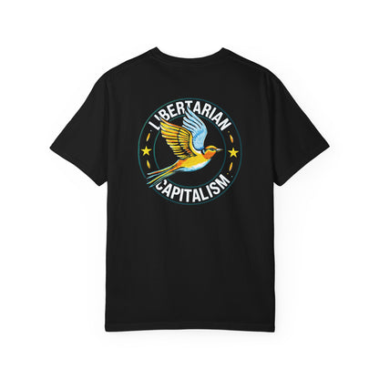 "Libertarian-Capitalism", Unisex T-shirt (Black)