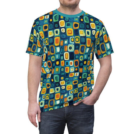 "Soul Mosaic", Unisex Tee (Columba Blue Collar)