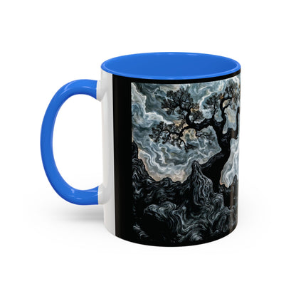 "An Crann Naomh (Gaelic) - The Sacred Tree (English)", Colorful Mugs (11oz & 15oz)