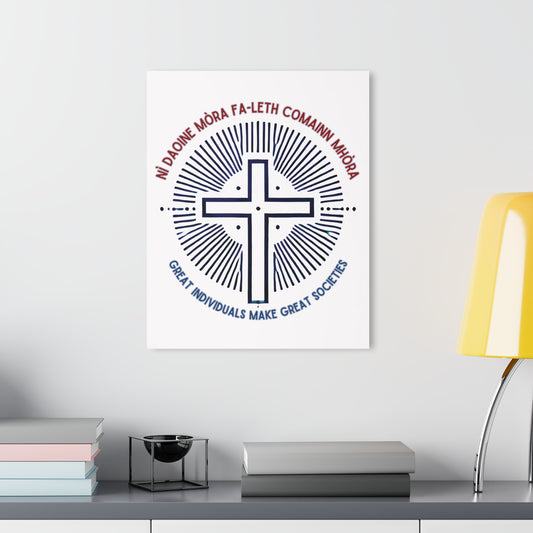 "Great Individuals Make Great Societies" #01, Acrylic Wall Prints (French Cleat Hanging)
