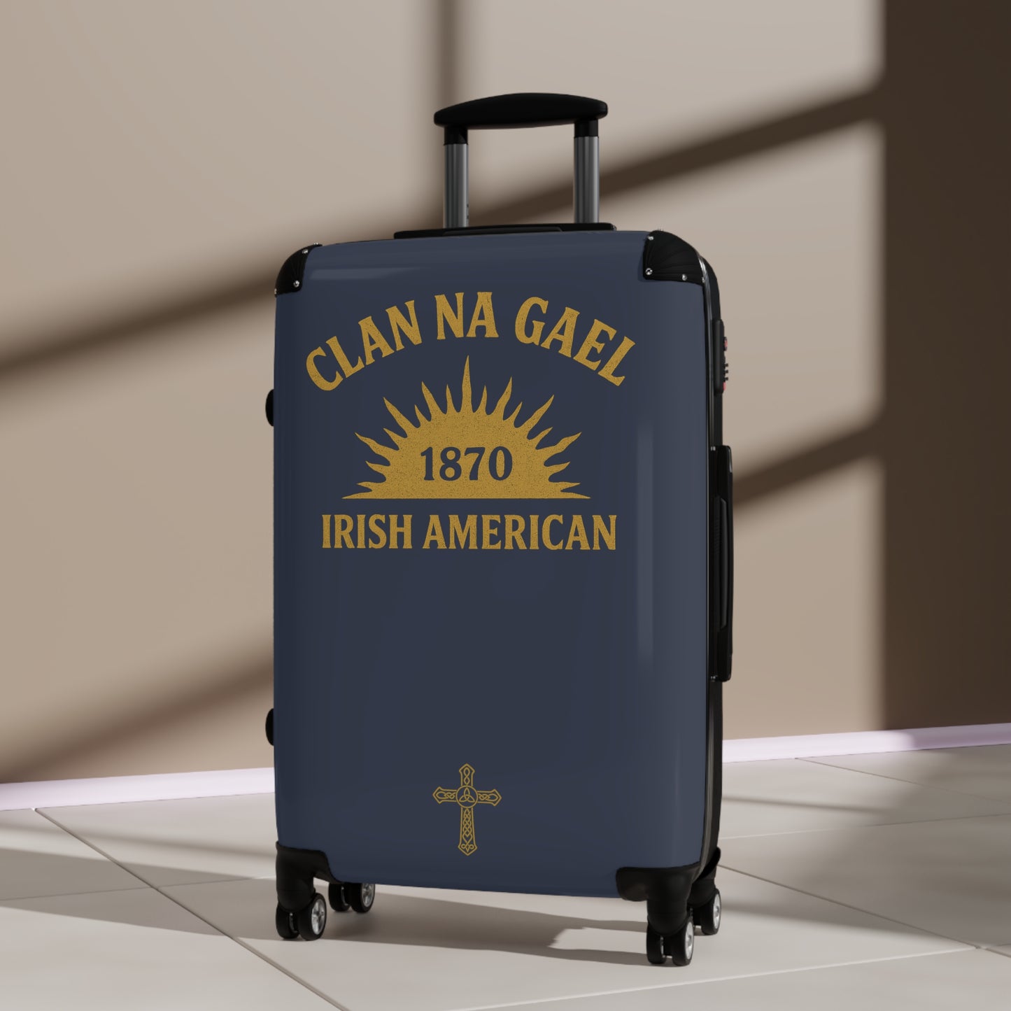 "Clan na Gael - Irish American", Suitcase (Blue Burka Grey)
