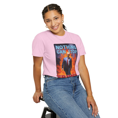 "Nothing Can Stop Trump", Unisex T-shirt (Light Colors)