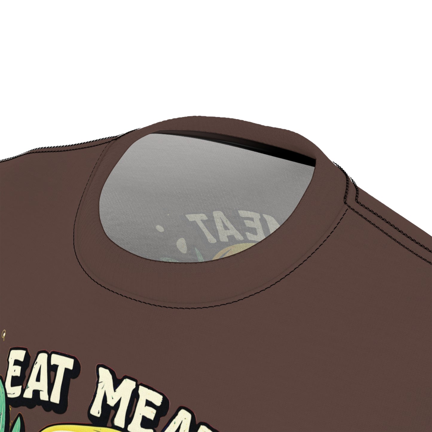 "Eat Meat & Be Healthy", Unisex T-shirt (Zanzibar Brown)