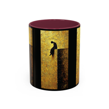 "In Darkest Hour He Is With Me", Colorful Mugs (11oz, 15oz)