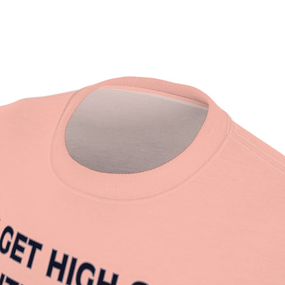 "Intelligent Conversation", Unisex T-shirt (Cherry Chip)