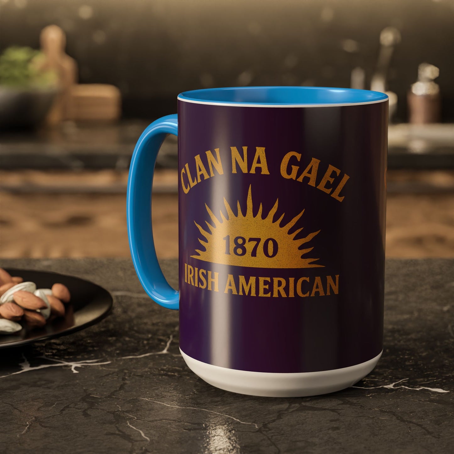 "Clan na Gael - Irish American", Colorful Mugs (11oz, 15oz) (3B0A4F)