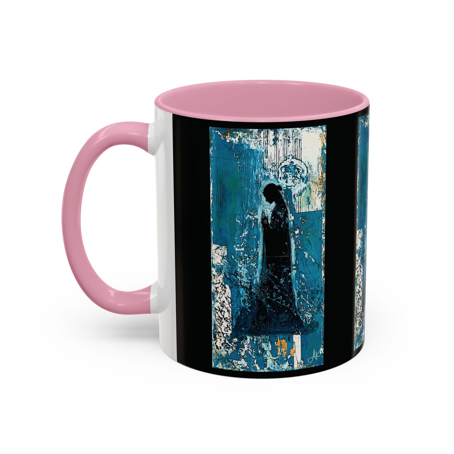 "Behold the Handmaid - Luke 1:38", Colorful Mugs (11oz, 15oz)