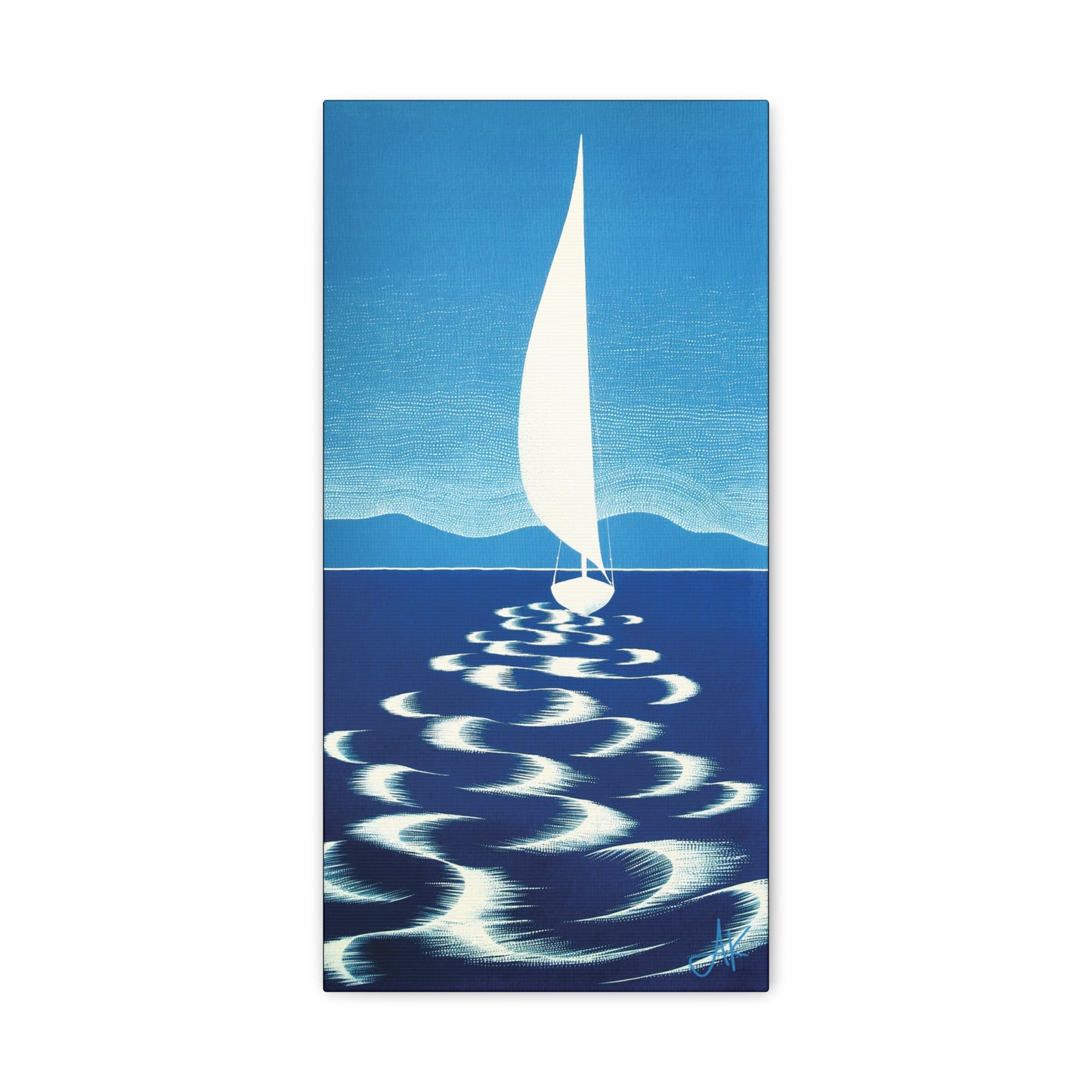 "Smooth Sailing", Fine Art Matte Canvas, Stretched, 1.25"