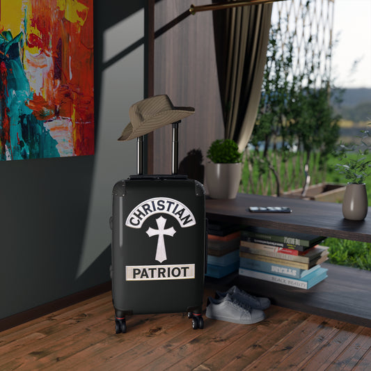"Christian Patriot" #01 Suitcases (Black)