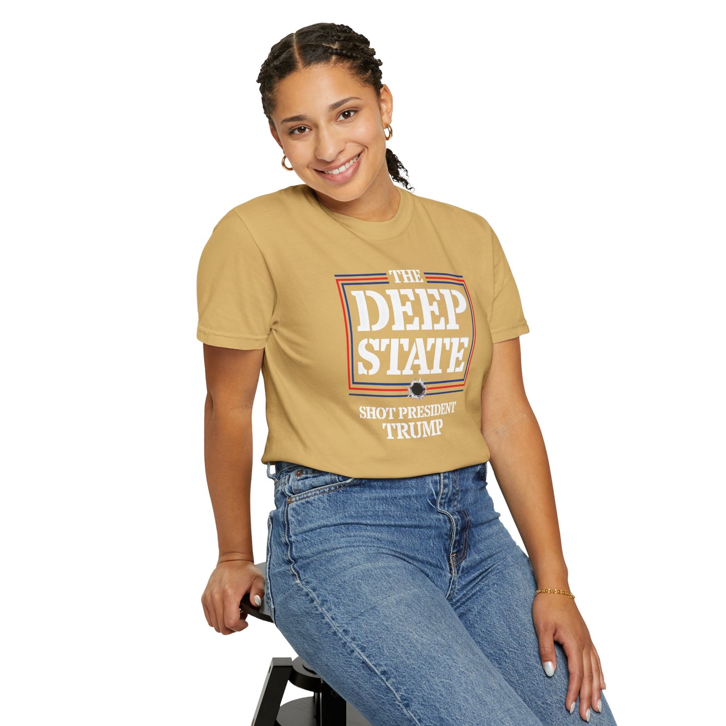 "The Deep State Shot President Trump" #01, Unisex T-shirt