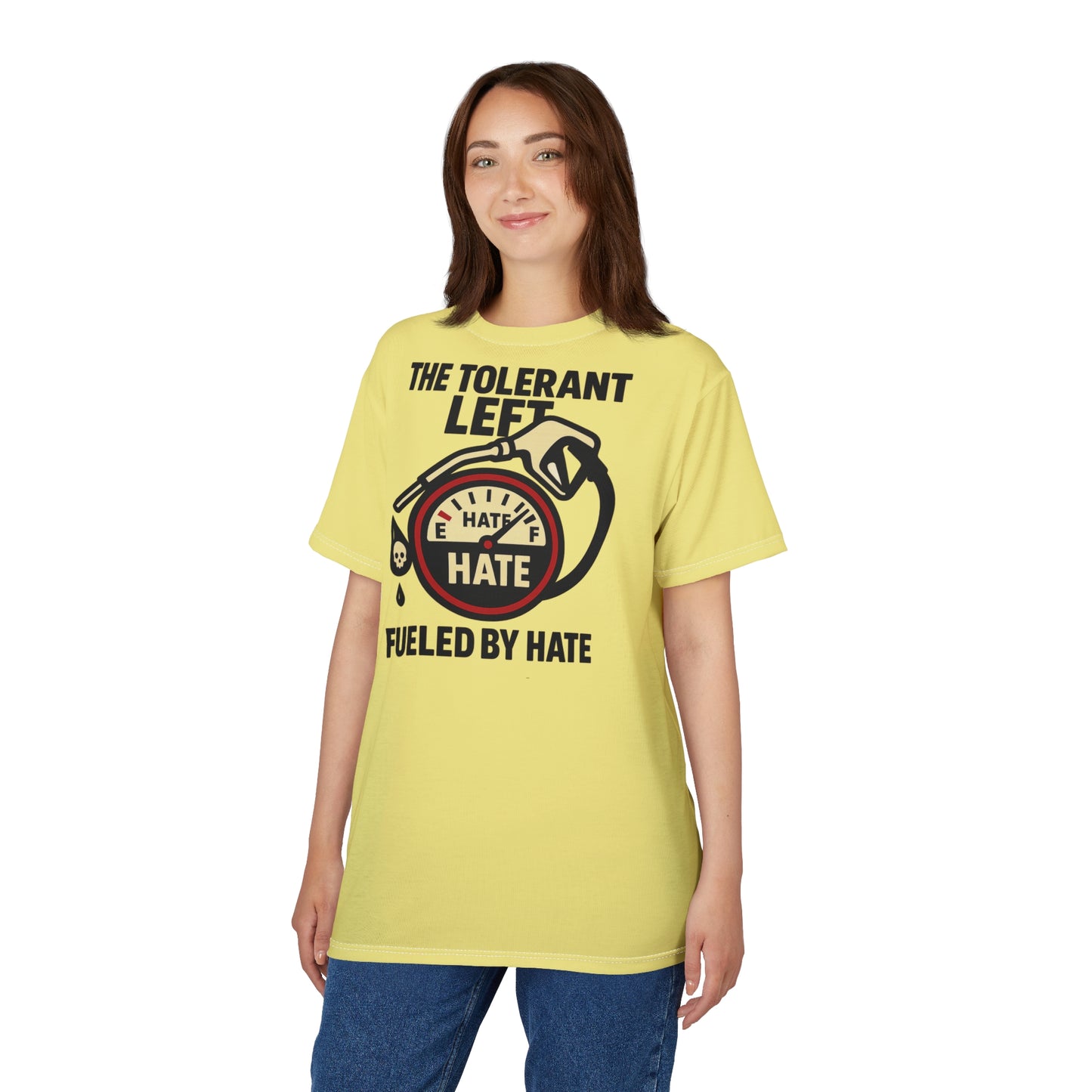 "The Tolerant Left", Unisex T-shirt (The First Daffodil)