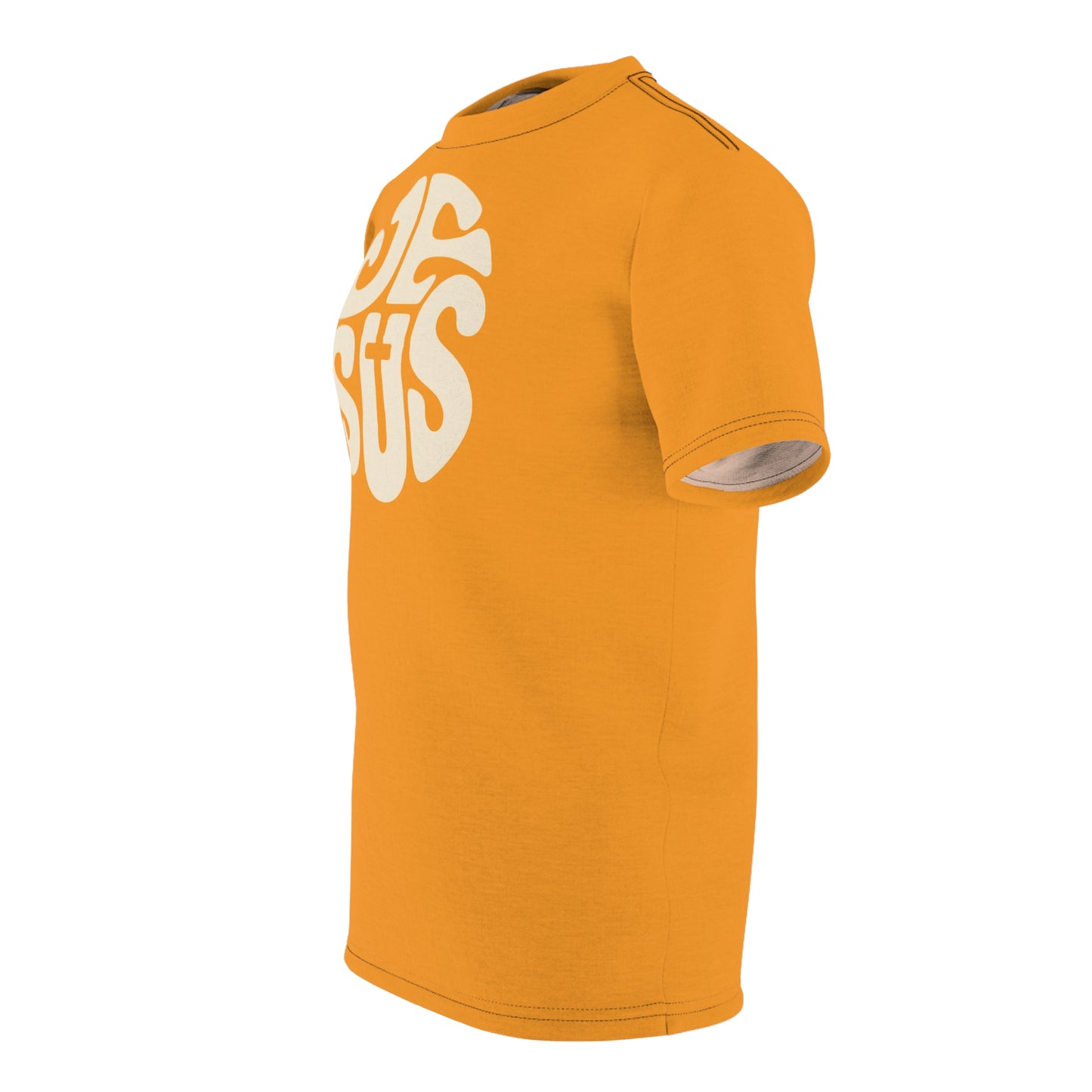 "Retro Jesus", Unisex T-shirt (Tree Poppy)