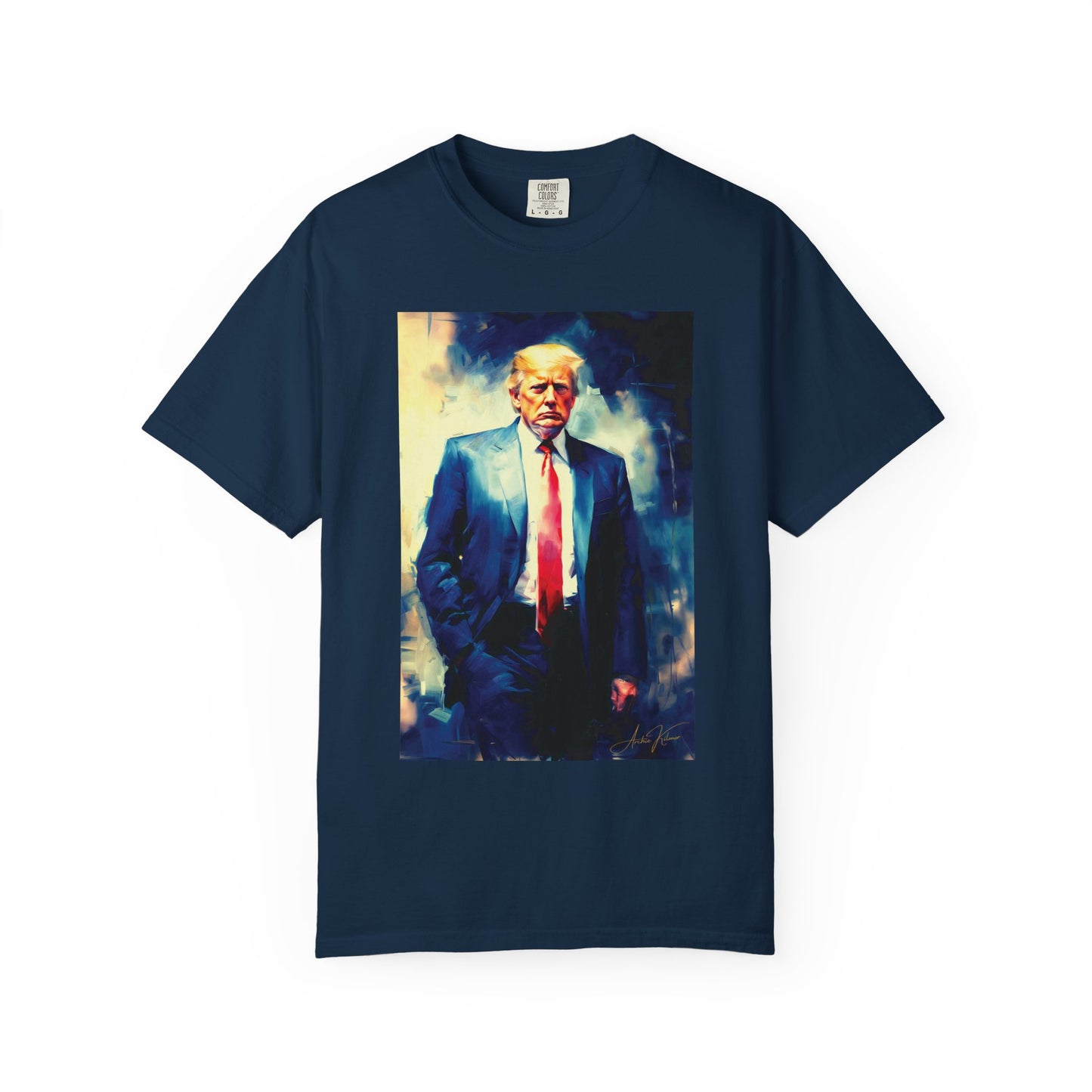 "Trump Portrait No. 6", Unisex T-shirt (Dark Colors)