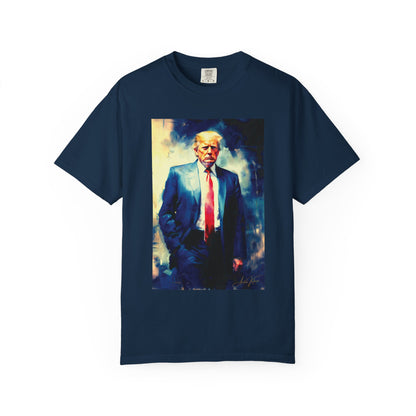 "Trump Portrait No. 6", Unisex T-shirt (Dark Colors)