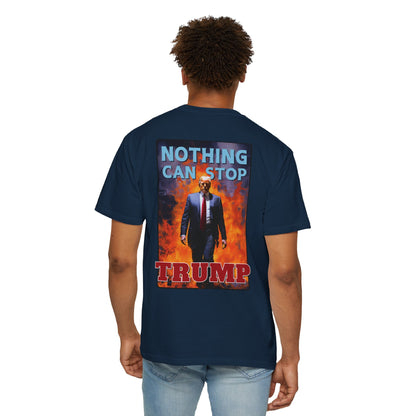 "Nothing Can Stop Trump", Unisex T-shirt (Dark Colors)