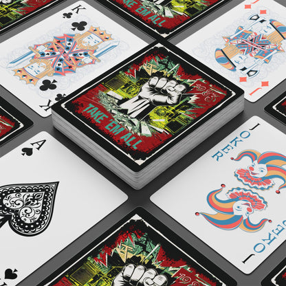 "1983 Take 'em All", Retro Playing Cards (70's Black)