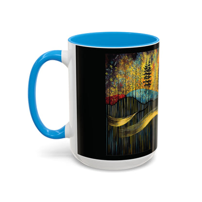 "Sacred Resonance", Colorful Mugs (11oz, 15oz)