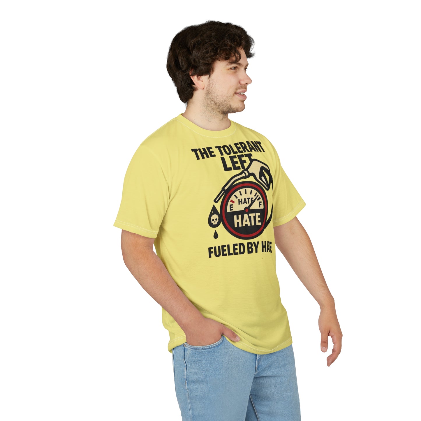 "The Tolerant Left", Unisex T-shirt (The First Daffodil)