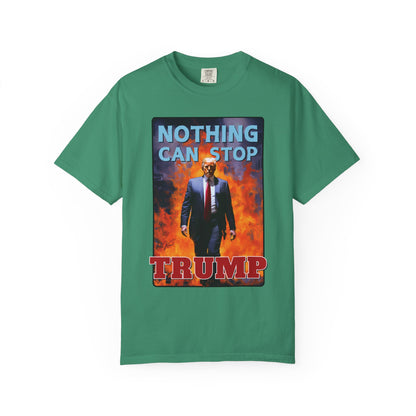 "Nothing Can Stop Trump", Unisex T-shirt (Dark Colors)