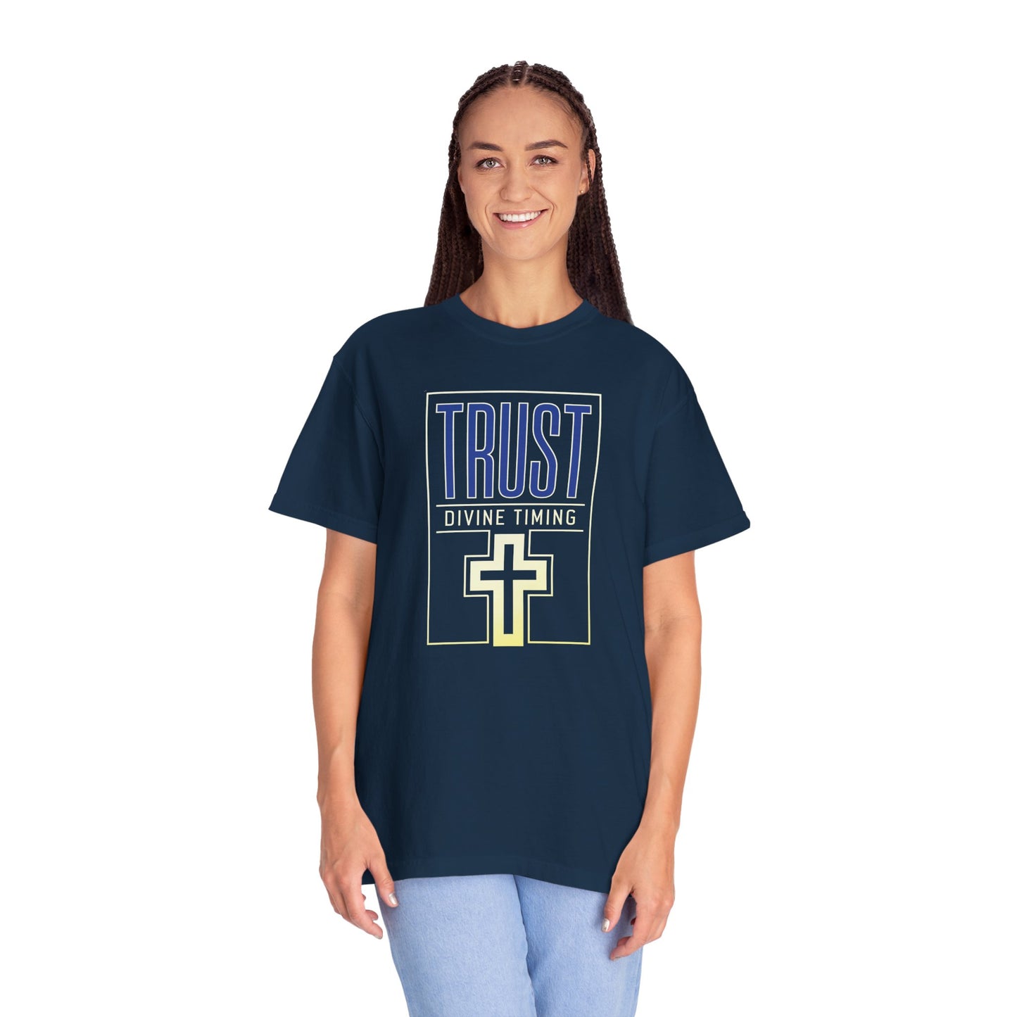 "Trust Divine Timing" #01, Unisex T-shirt