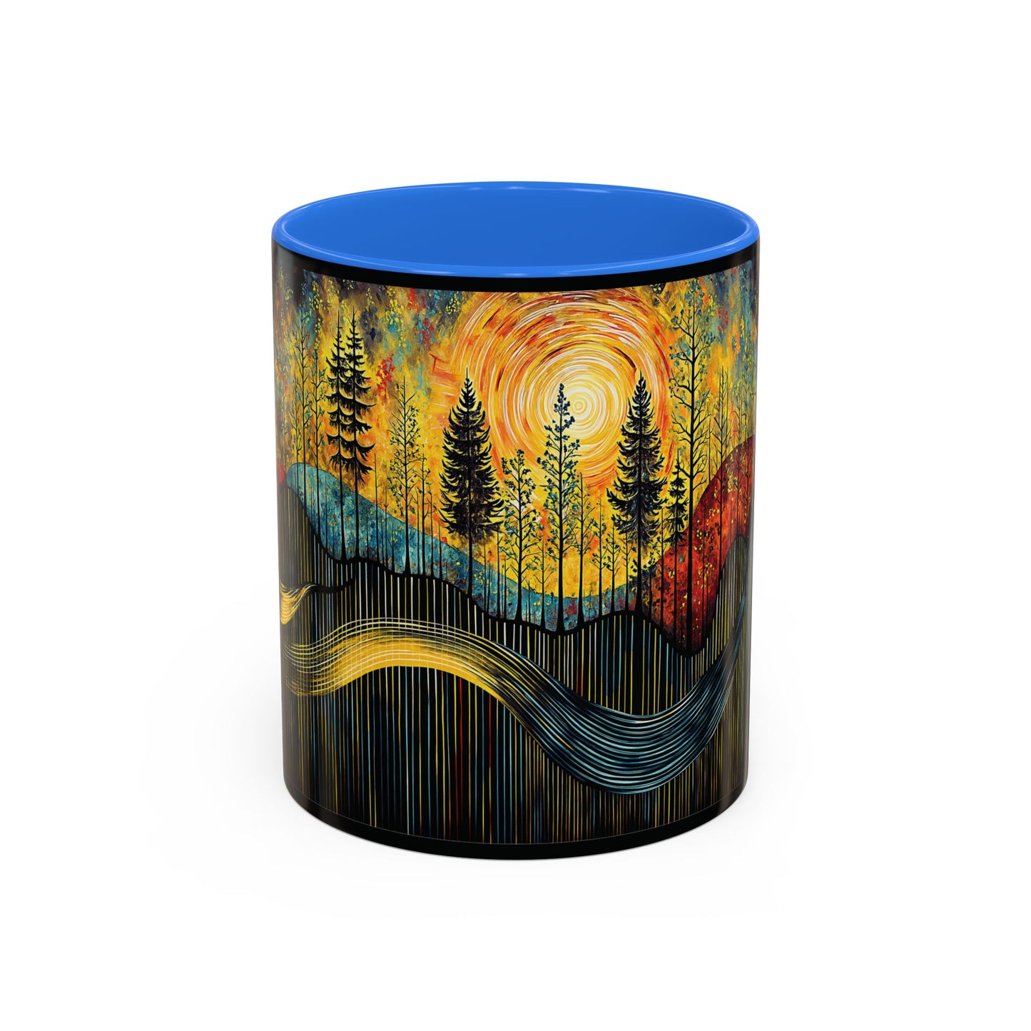 "Sacred Resonance", Colorful Mugs (11oz, 15oz)
