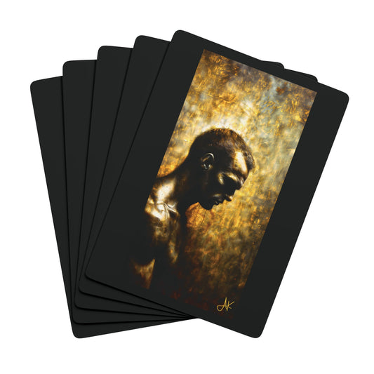 "Darkness Lifting", Fine Art Playing Cards (Void Black)