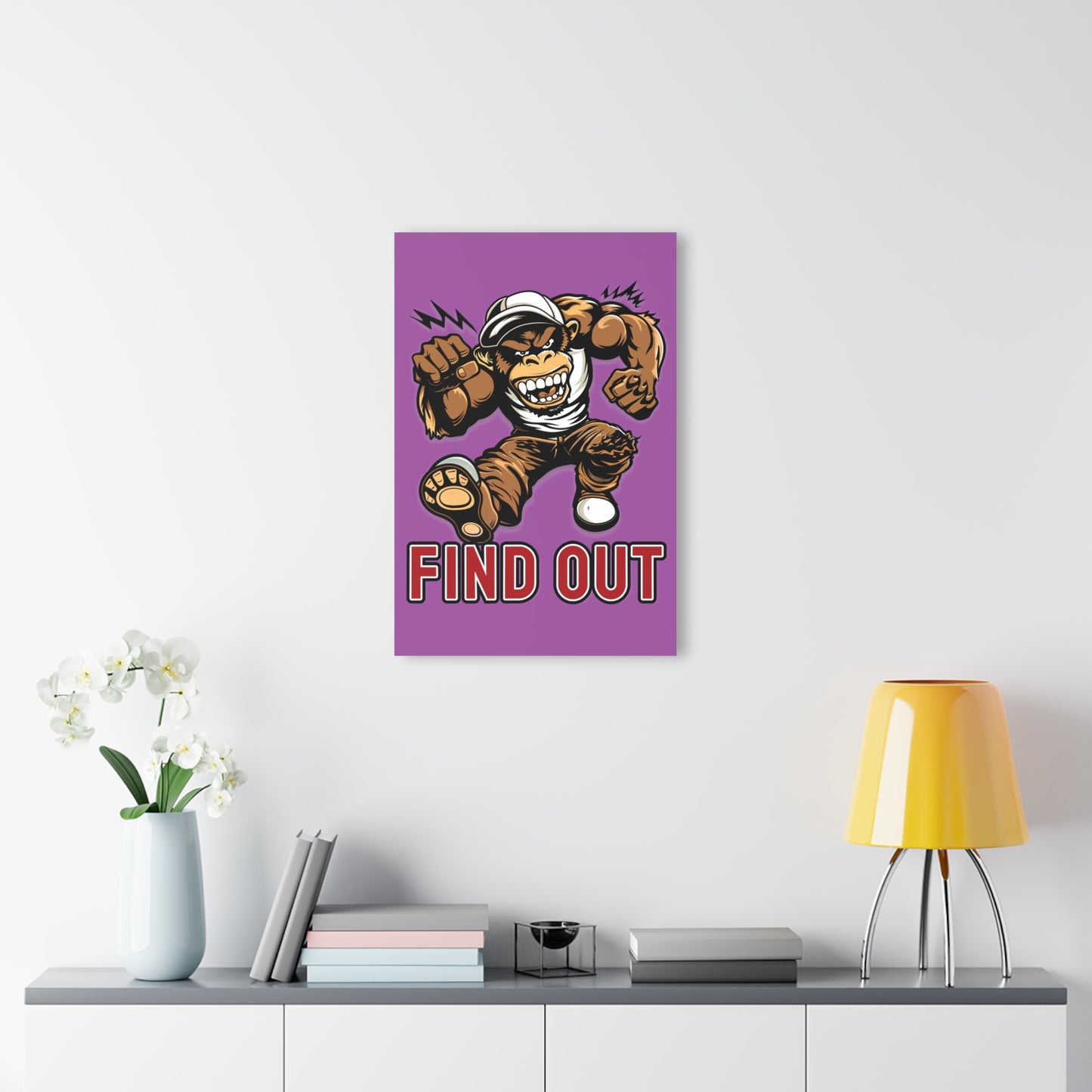 "Find Out", Acrylic Wall Prints (French Cleat Hanging) (Violet Benediction)