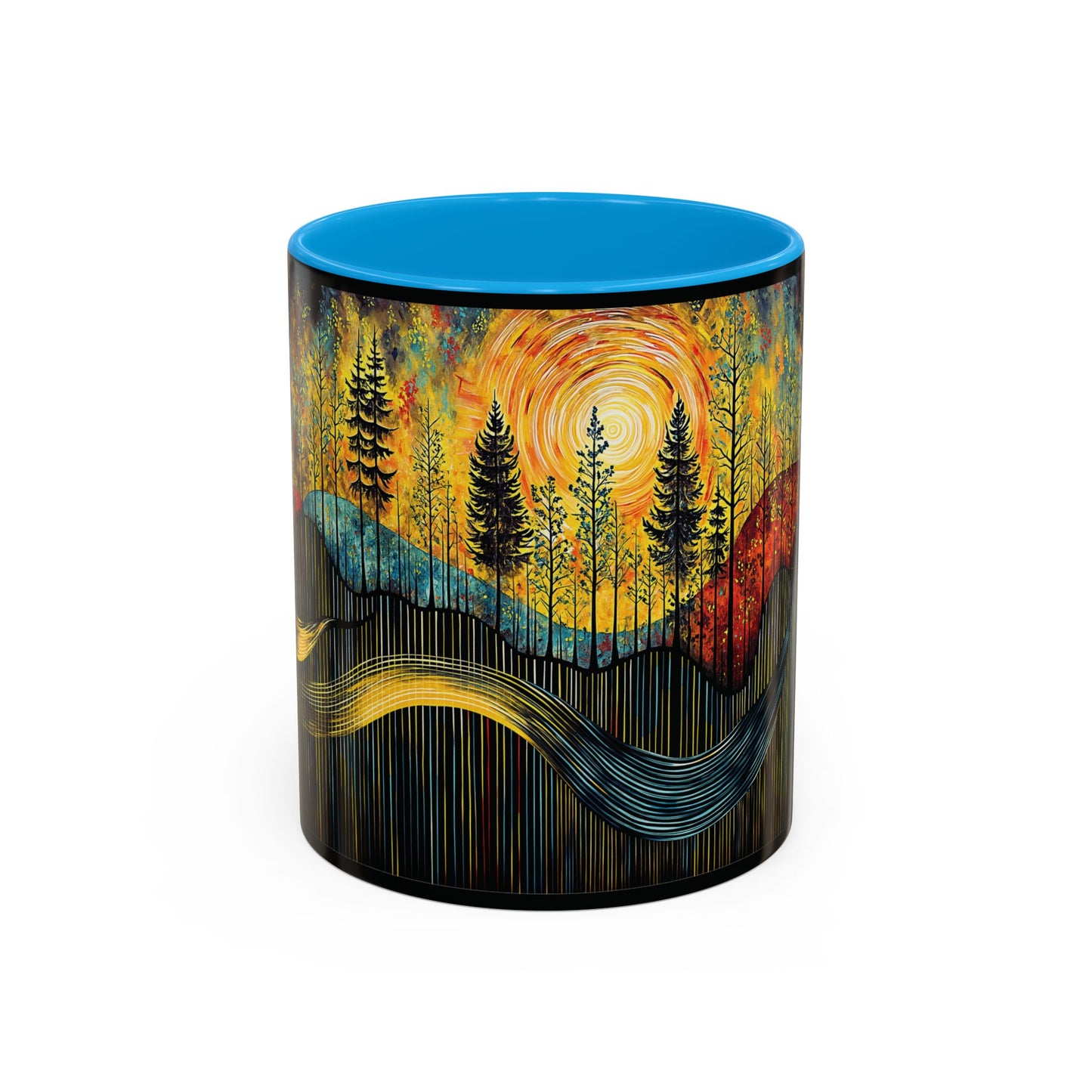 "Sacred Resonance", Colorful Mugs (11oz, 15oz)