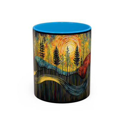 "Sacred Resonance", Colorful Mugs (11oz, 15oz)
