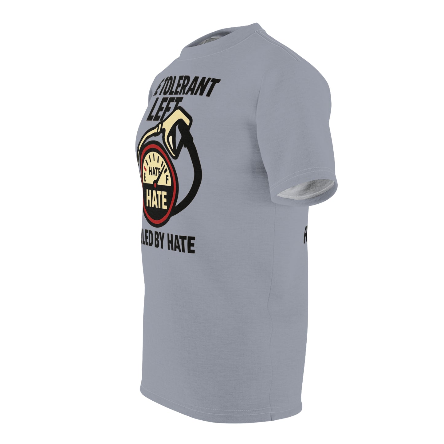 "The Tolerant Left", Unisex T-shirt (Concrete Grey)