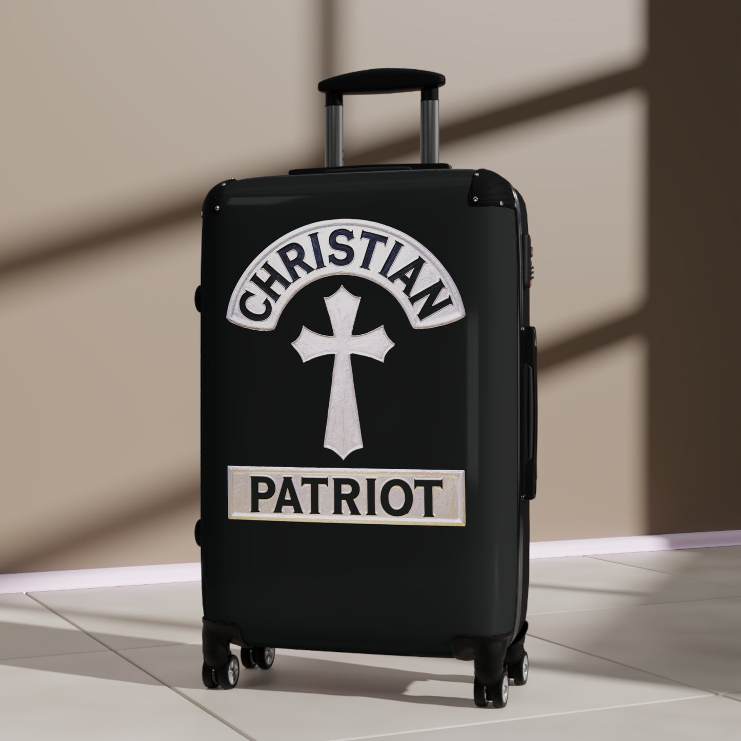 "Christian Patriot" #01 Suitcases (Black)