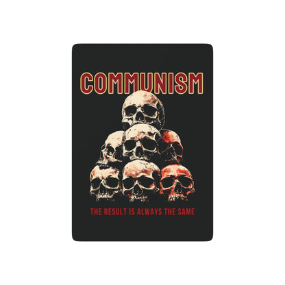 "Communism Kills" #02, Political Playing Cards (Void Black)