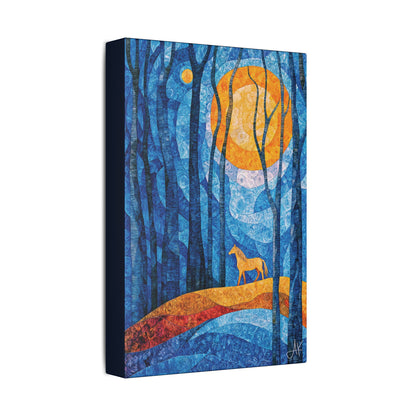 "Bathing in Early Morning's Light", Stretched Classic Canvas Fine Art Print