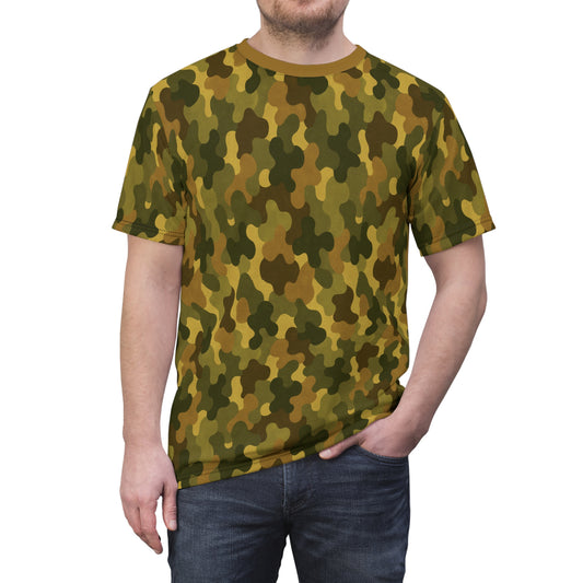 "SASR Day-Ops Camouflage", Unisex Tee (SASR Light Brown Collar)