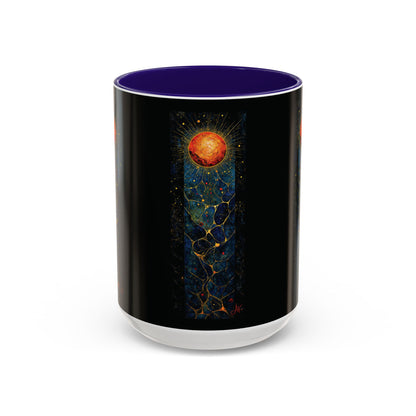 "The Living Light (John 8:12)", Colorful Mugs (11oz, 15oz)