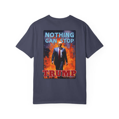 "Nothing Can Stop Trump", Unisex T-shirt (Dark Colors)