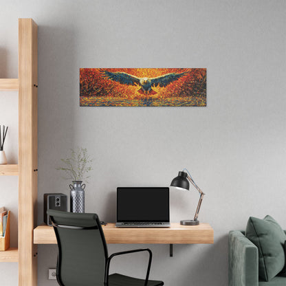"Golden Eagle - Jeremiah 33:3 (KJV)", Classic Stretched Canvas Fine Art Print