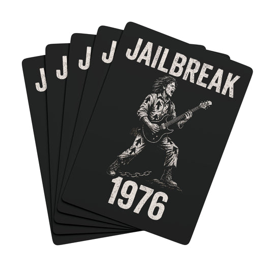 "Jailbreak 1976", Cultural Playing Cards (70's Black)
