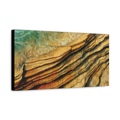 "Tales Spoken by Land & Sea", Fine Art Matte Canvas, Stretched, 1.25"