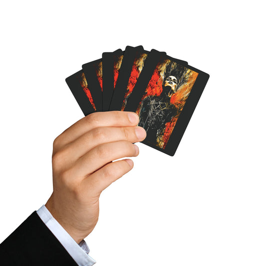 "When Punk was Beautiful", Fine Art Playing Cards (Void Black)