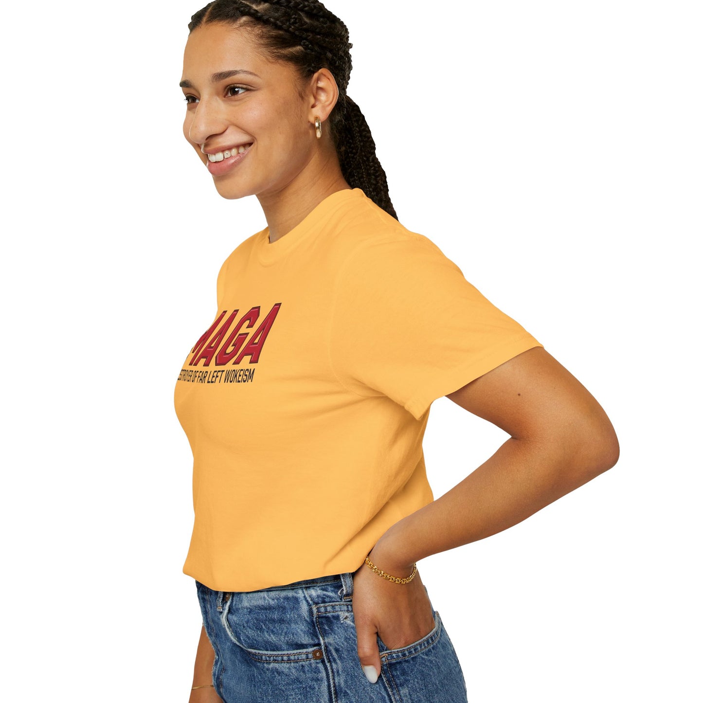 "MAGA - Destroyer of Far Left Wokeism", Unisex T-shirt