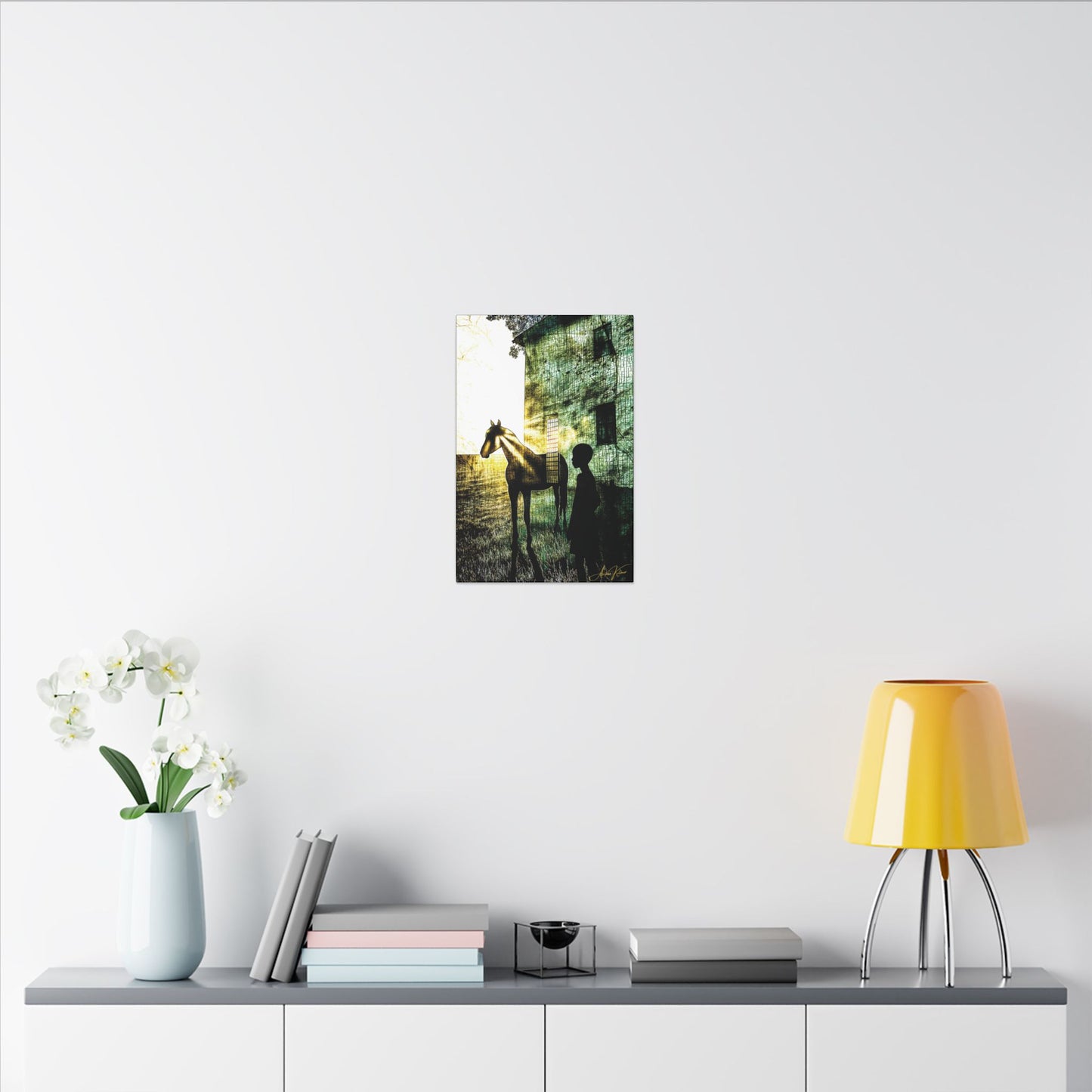 "The Back Paddock", Matte Canvas Fine Art Print