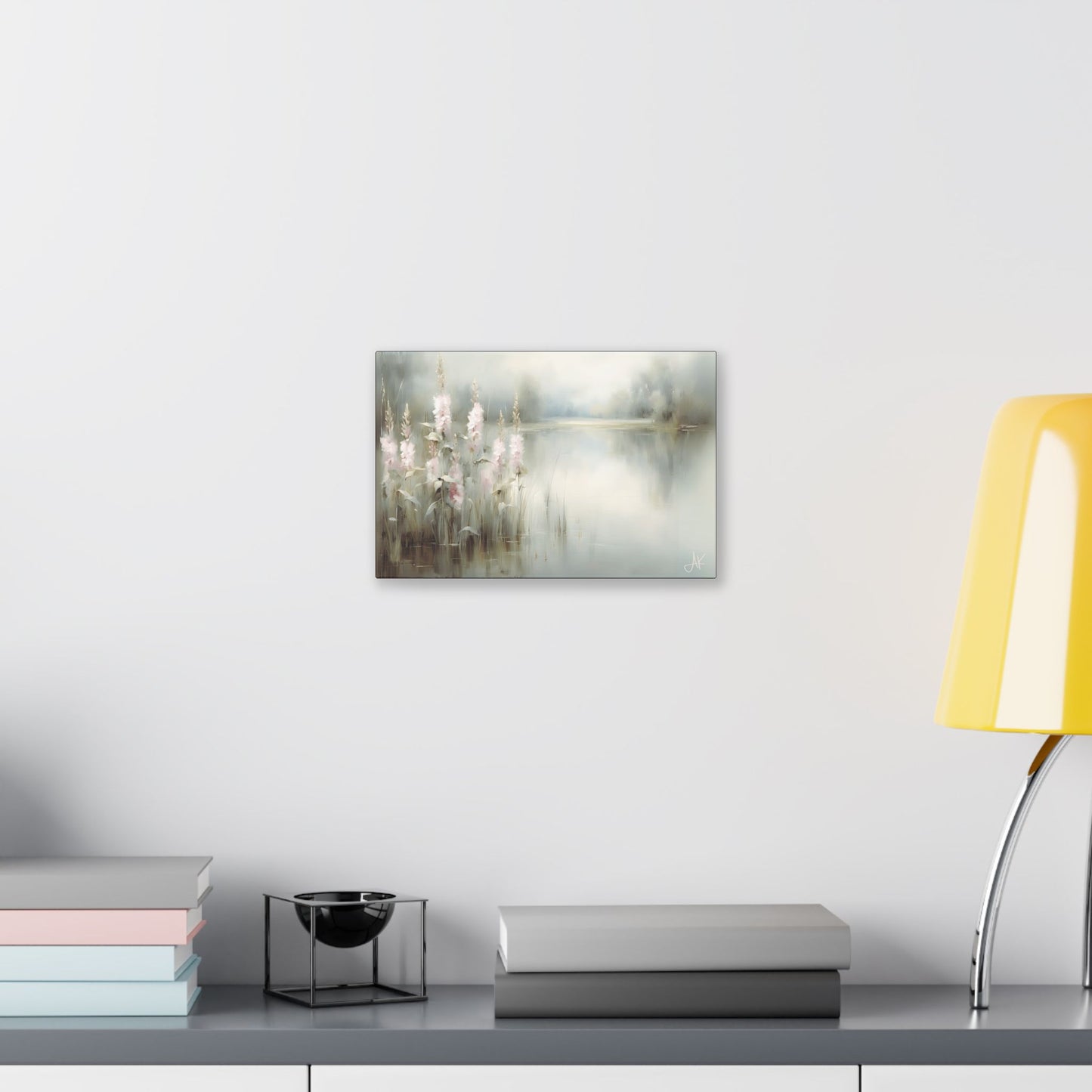 "Pink Rushes", Fine Art Classic Stretched Canvas