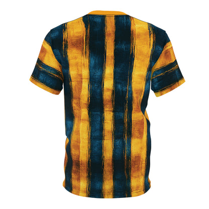 "Paleo Wolf Clan", Unisex Tee (Deep Golden Yellow Collar)
