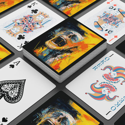 "Behind the Facade", Fine Art Playing Cards (Void Black)